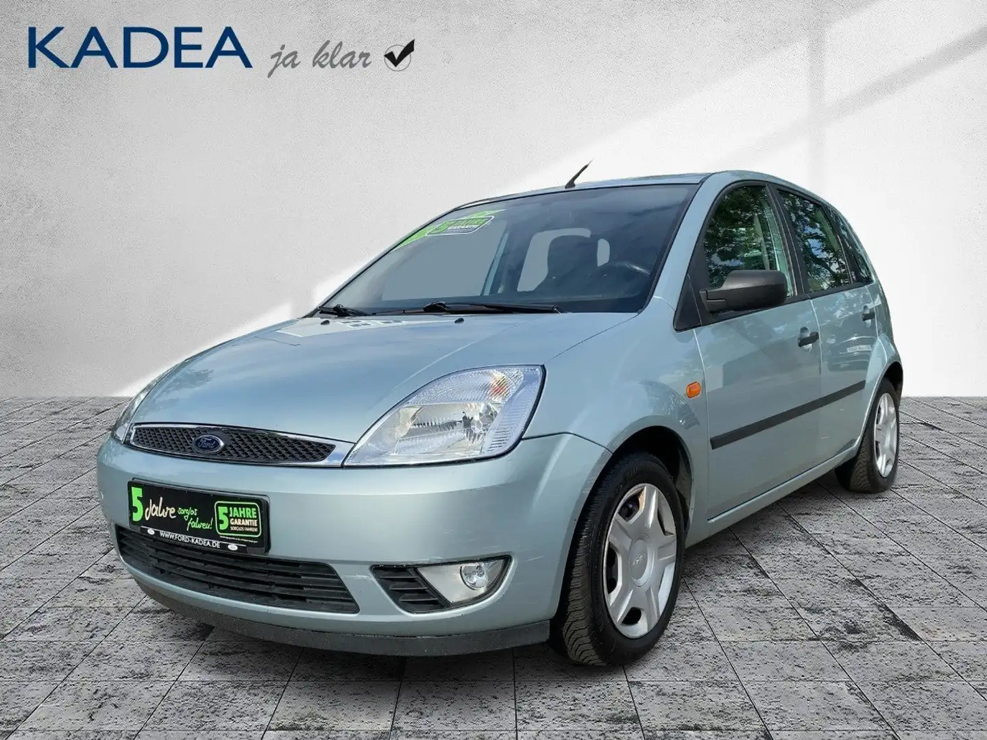 Ford Fiesta 1.4 16V Ghia 1.Hand|Klima|Allwetter Verde - 2