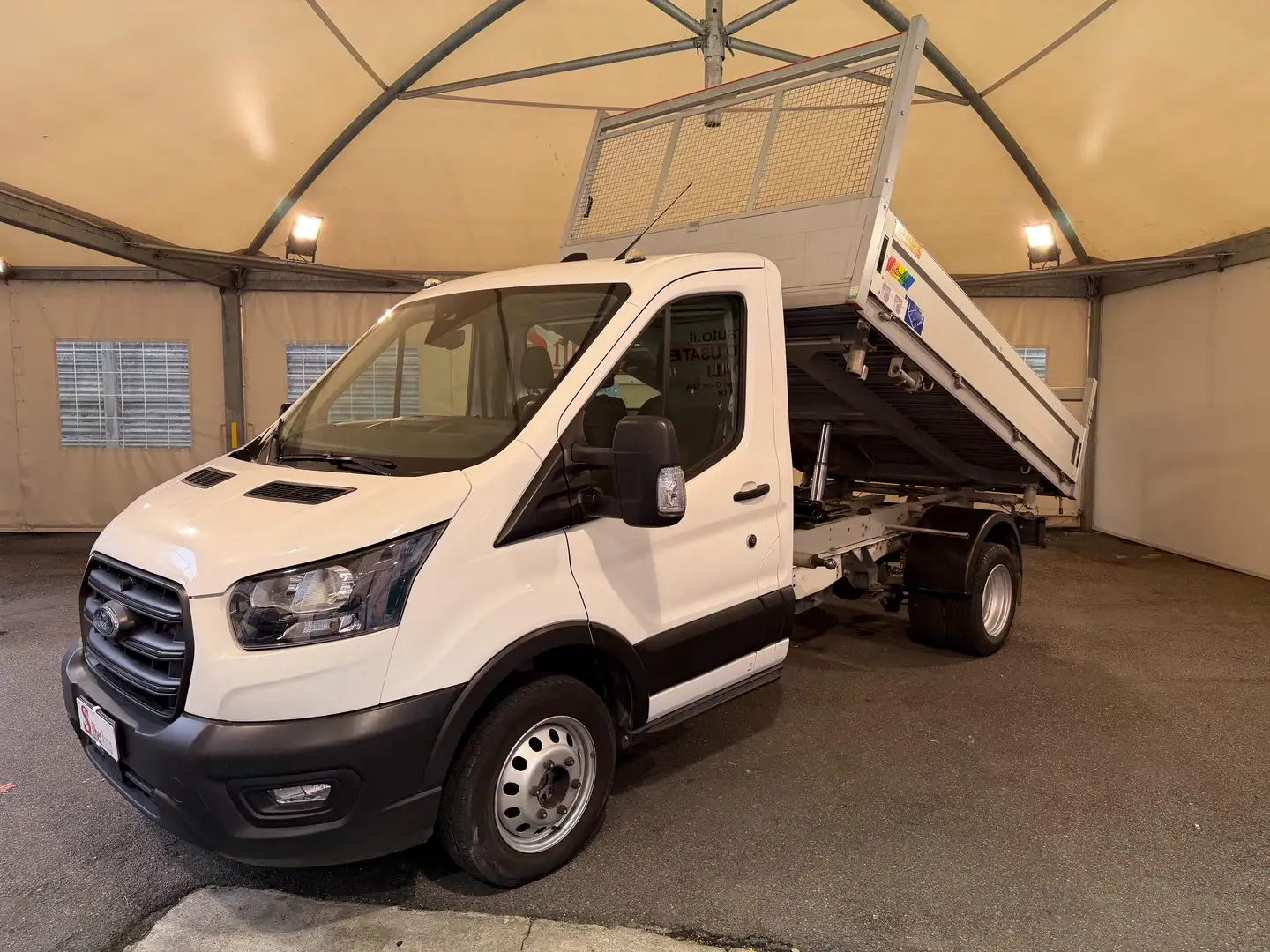 Ford Transit 350 2.0 tdci 170cv trend L2 RIBALTABILE TRILATERALE Bianco - 1