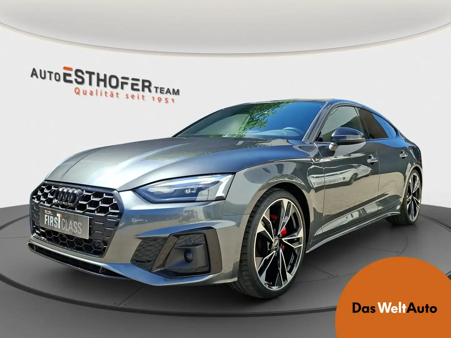 Audi A5 40 TDI S line Gris - 1