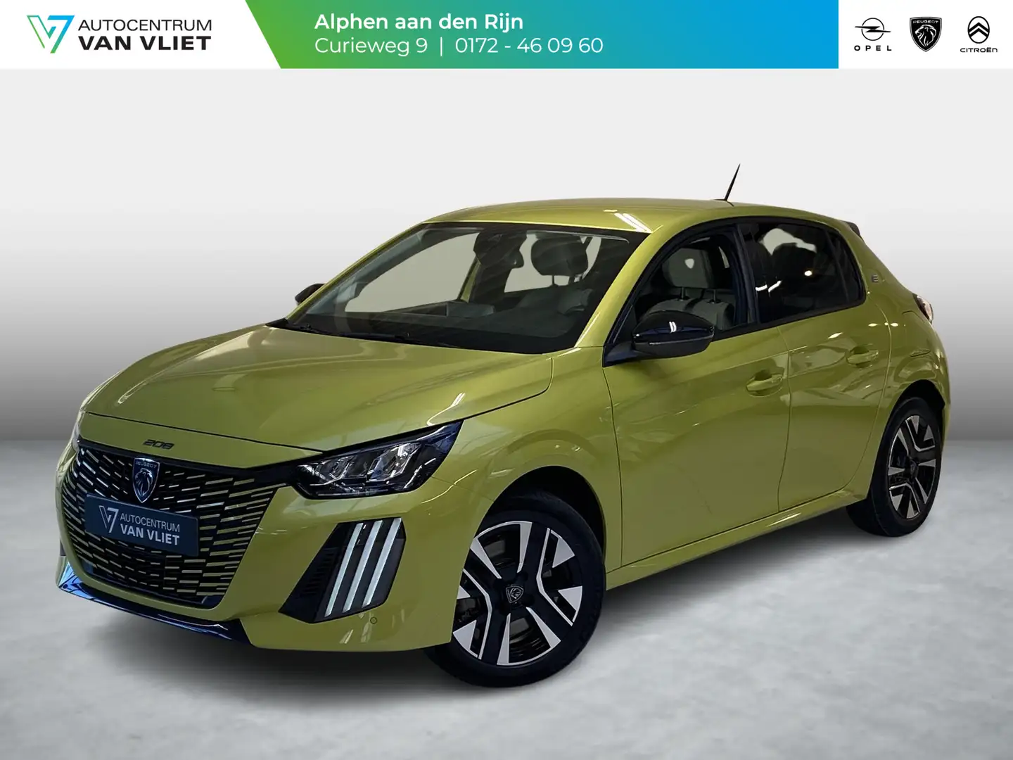 Peugeot e-208 EV Style 50 kWh 136pk 3 Fase 11 kW | Navigatie | B Geel - 1