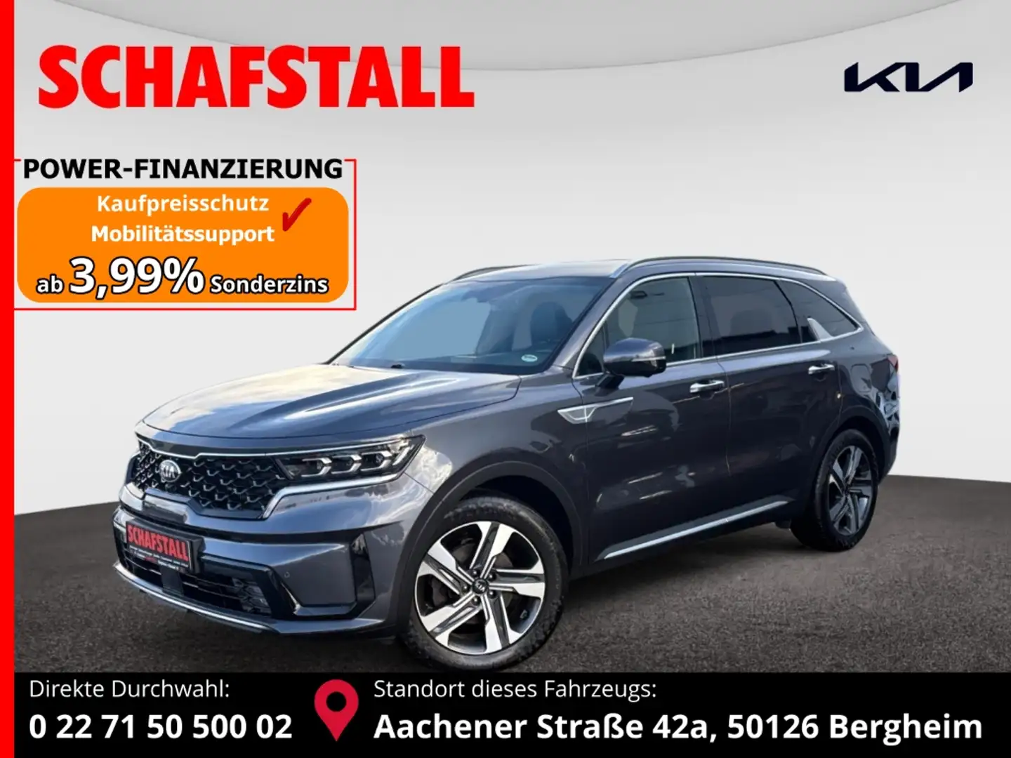 Kia Sorento 1.6 T-GDI PHEV 4WD Platinum AHK Head UP E Sitze Me Grau - 1