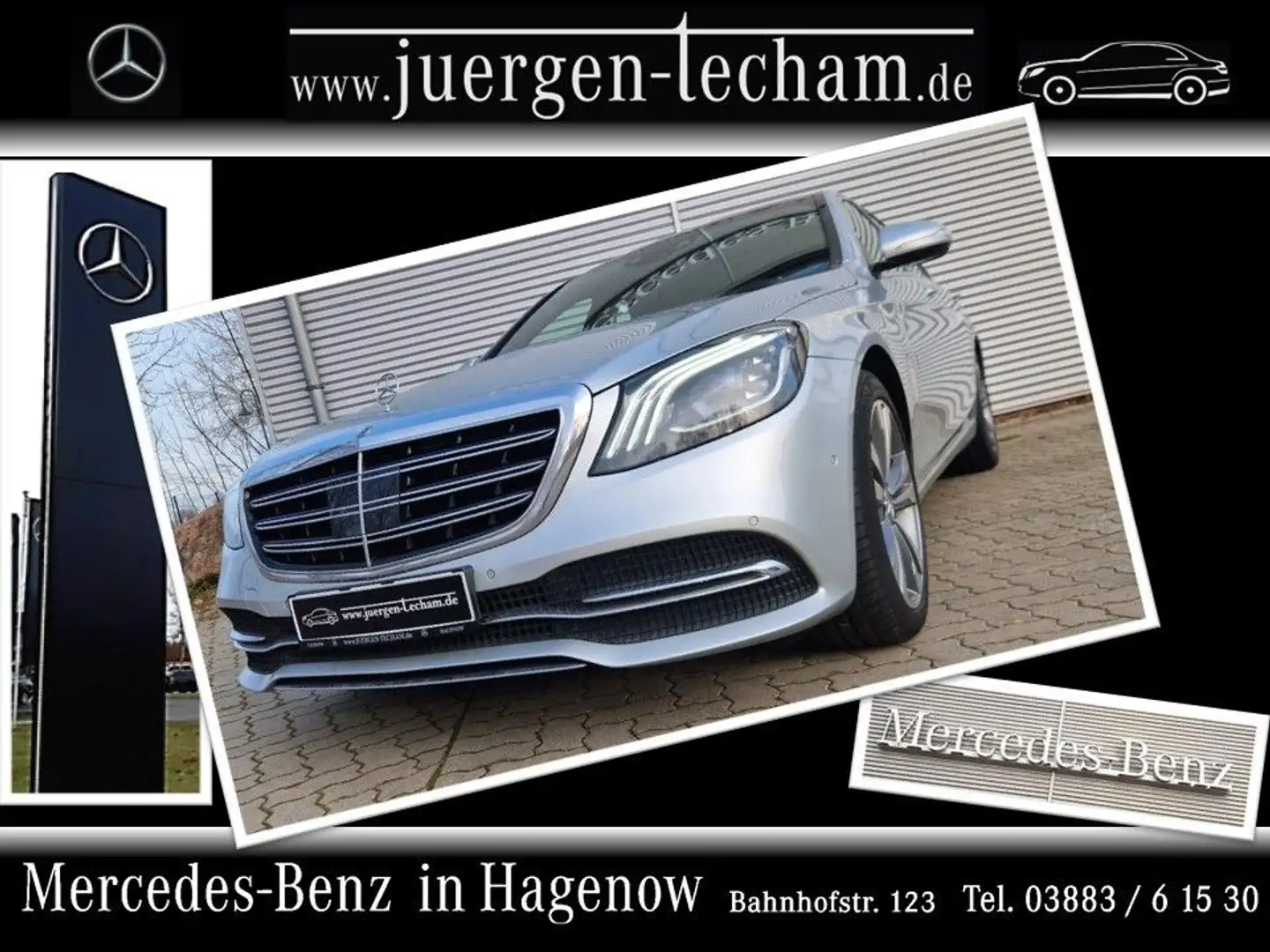 Mercedes-Benz S 350 d Silber - 1