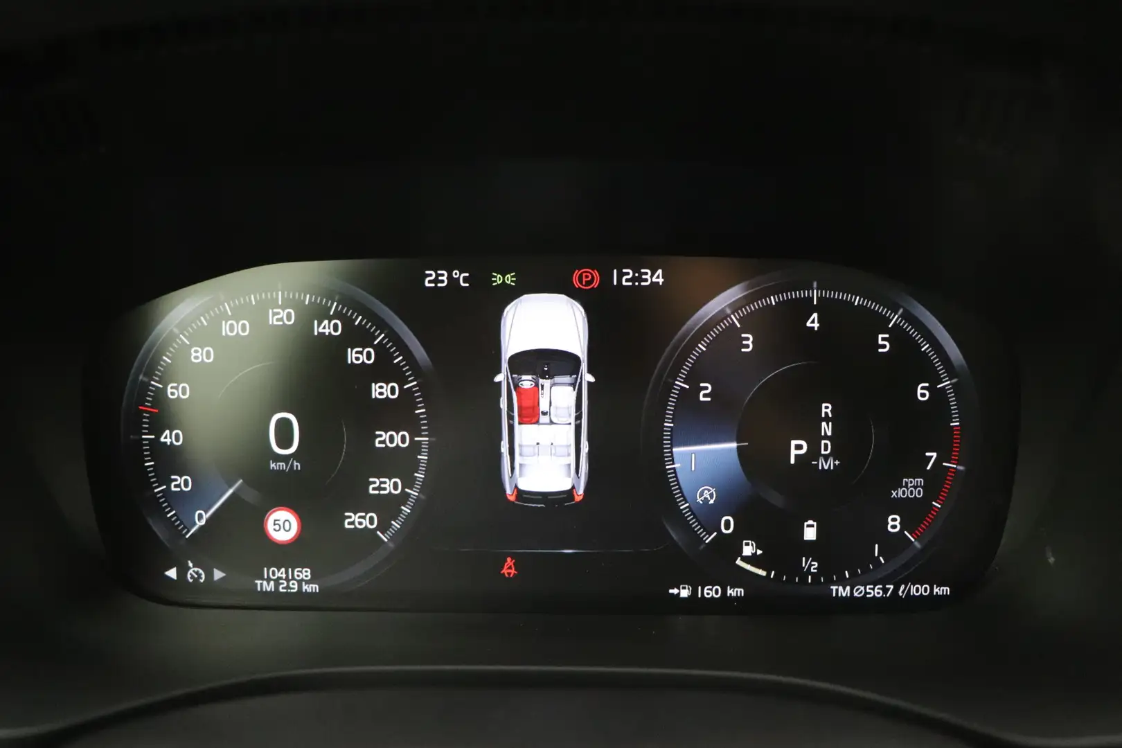 Volvo XC60 2.0 B4 Geartr. R-Design LEDER/CUIR LED GPS PDC CAM Gris - 2