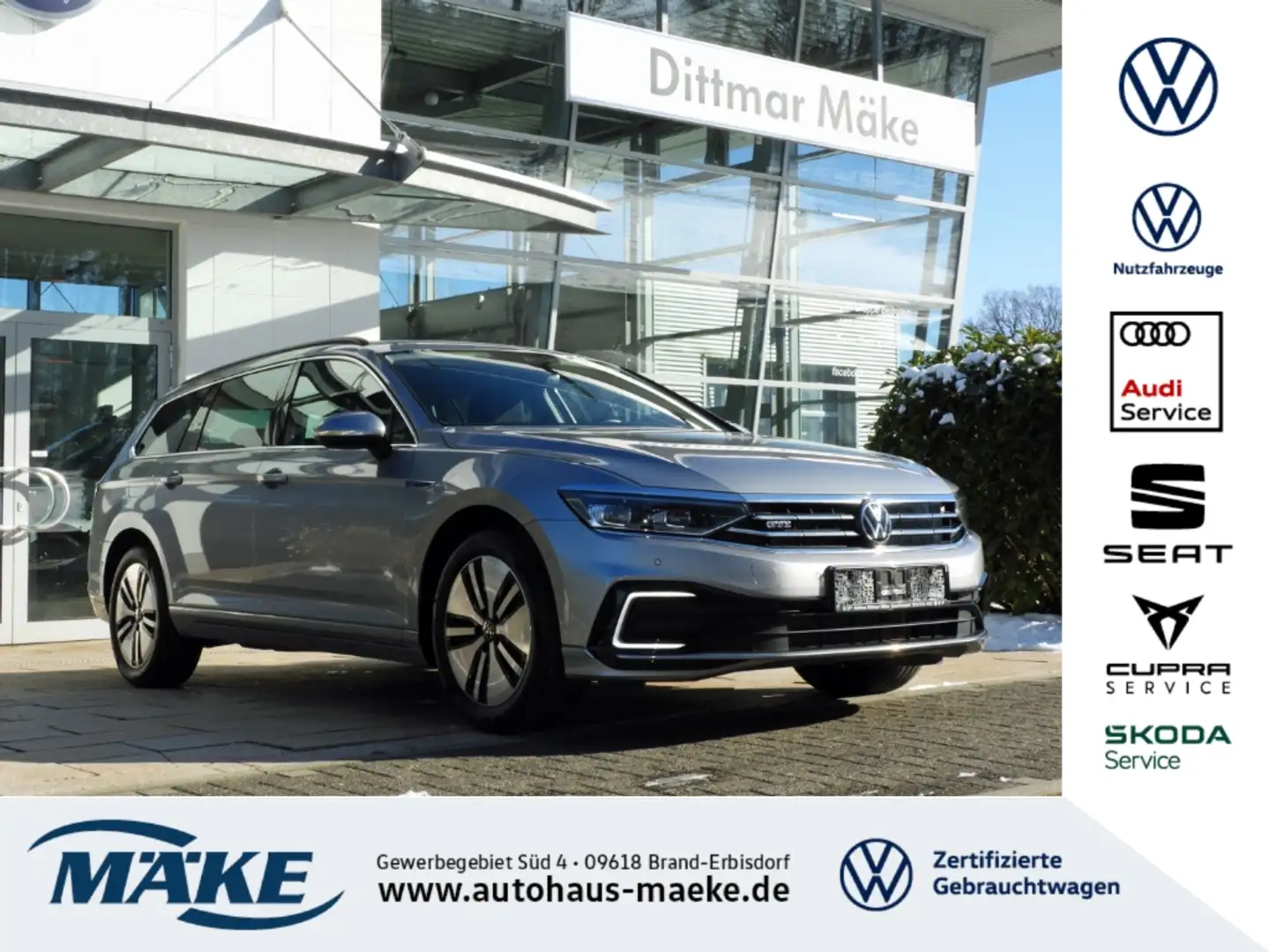 Volkswagen Passat Variant GTE 1.4 TSI Hybrid DSG Silber - 1