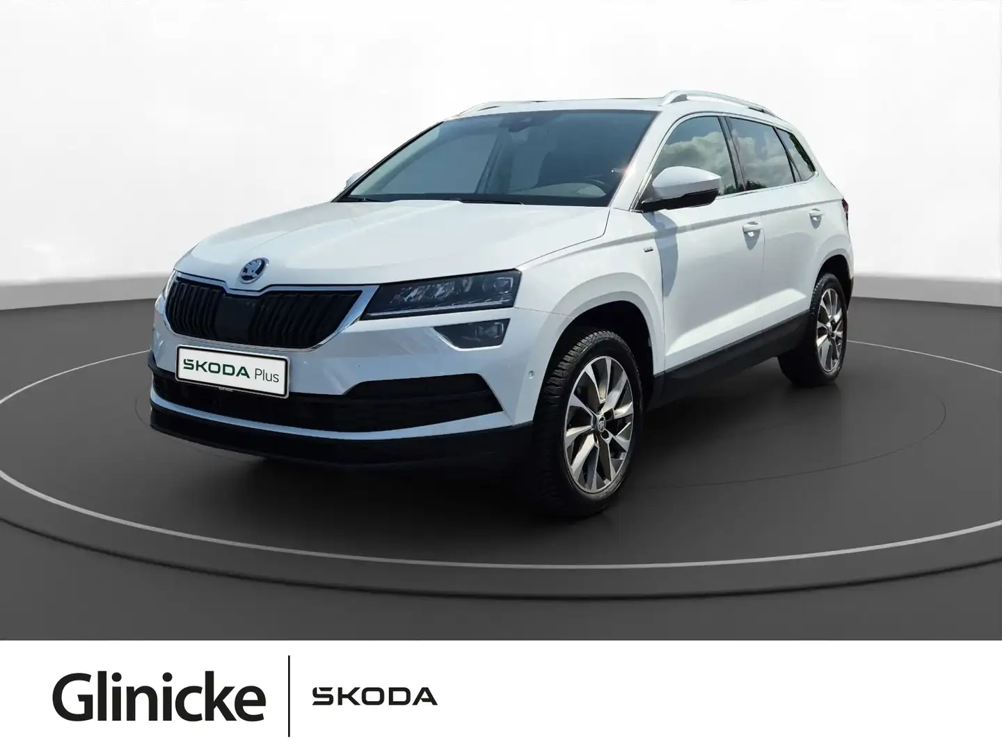 Skoda Karoq 2.0 TDI DSG 4x4 Navi SiHz Pano RüKa Klima Wit - 1