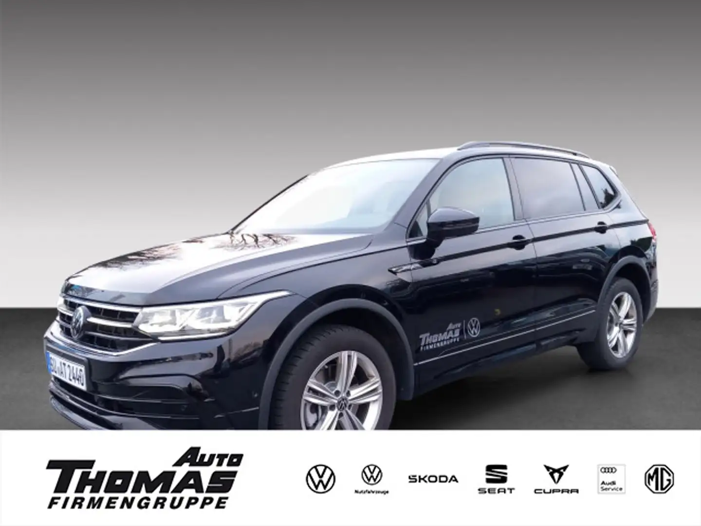 Volkswagen Tiguan Allspace 2.0 TDI DSG R-Line 4Motion *AHK* Schwarz - 1
