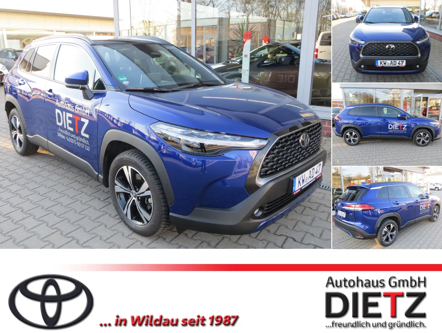 Toyota Corolla Cross 2.0 Hybrid Team D FWD /WKR Blau - 1