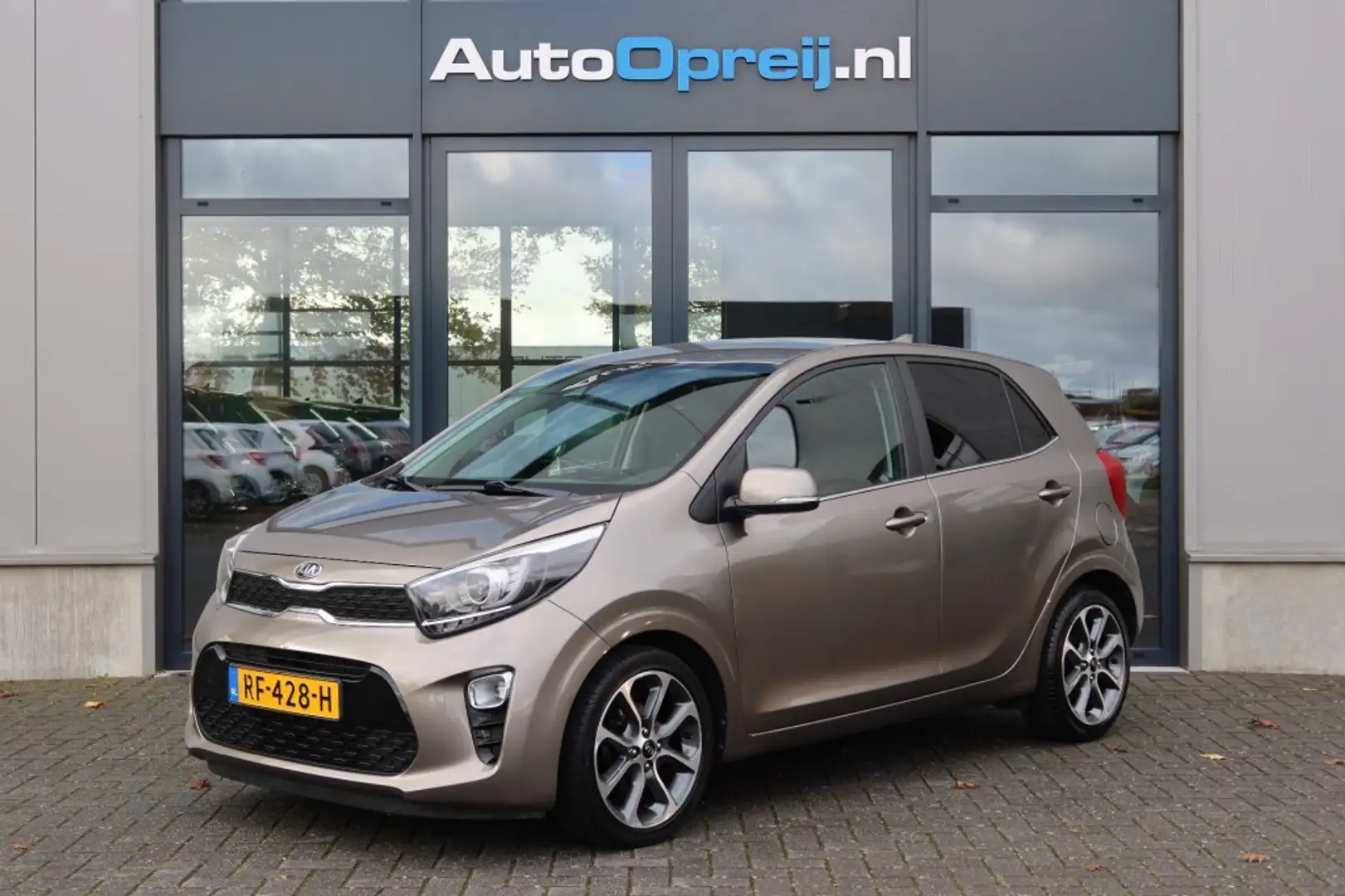 Kia Picanto 1.0 CVVT Design Edition Clima, NAVI, Camera, Leder Gris - 1