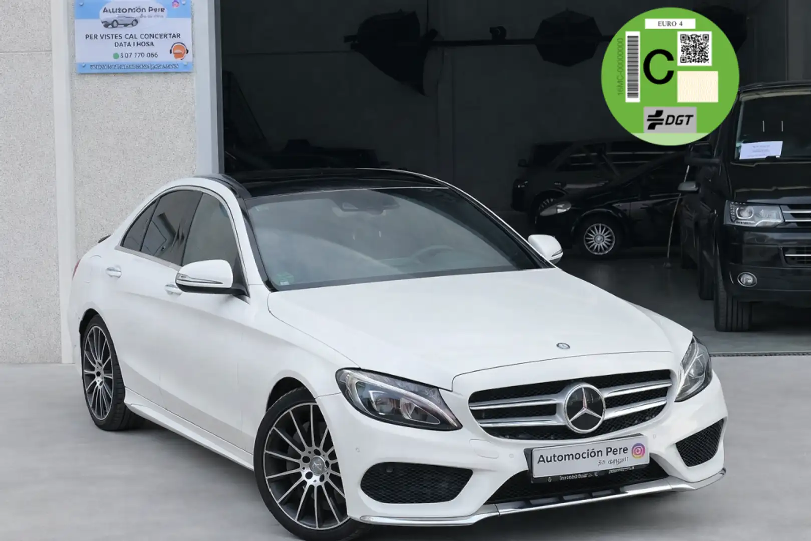 Mercedes-Benz C 250 250CDI BE Sport 7G Plus Blanc - 1