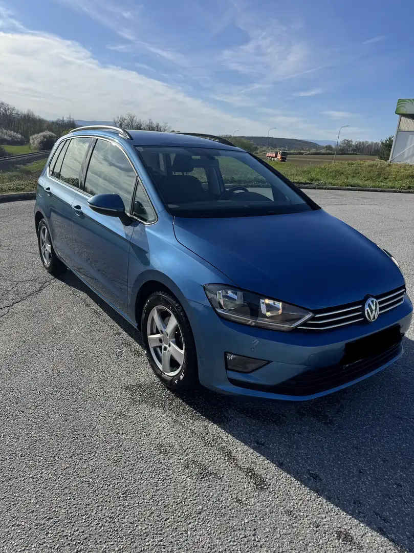 Volkswagen Golf Sportsvan Trendline 1,6 BlueMotion TDI Blau - 2