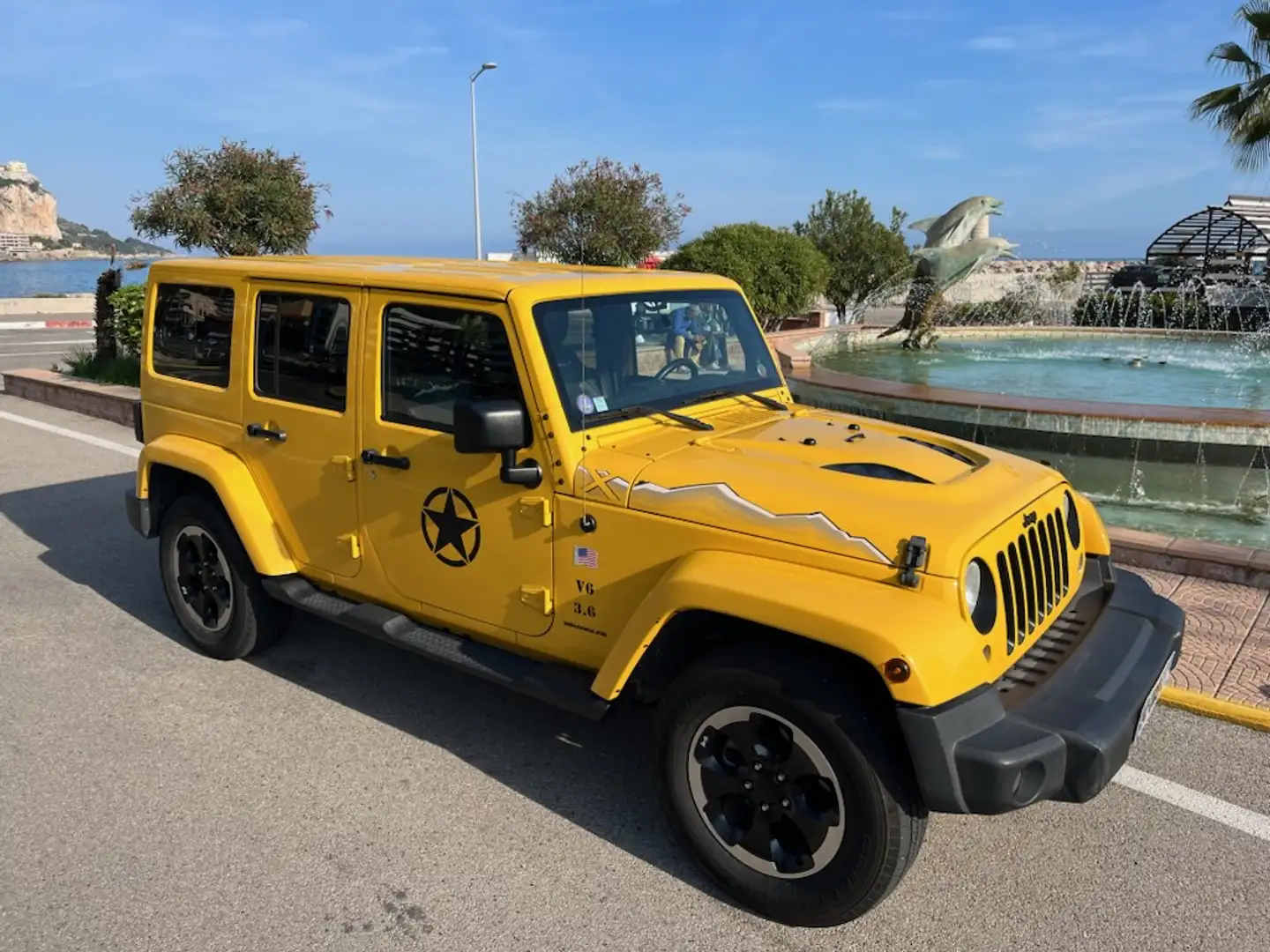 Jeep Wrangler Wrangler V6 3.6 Pentastar 284 Unlimited Série Limitée Wrangler X A Jaune - 1
