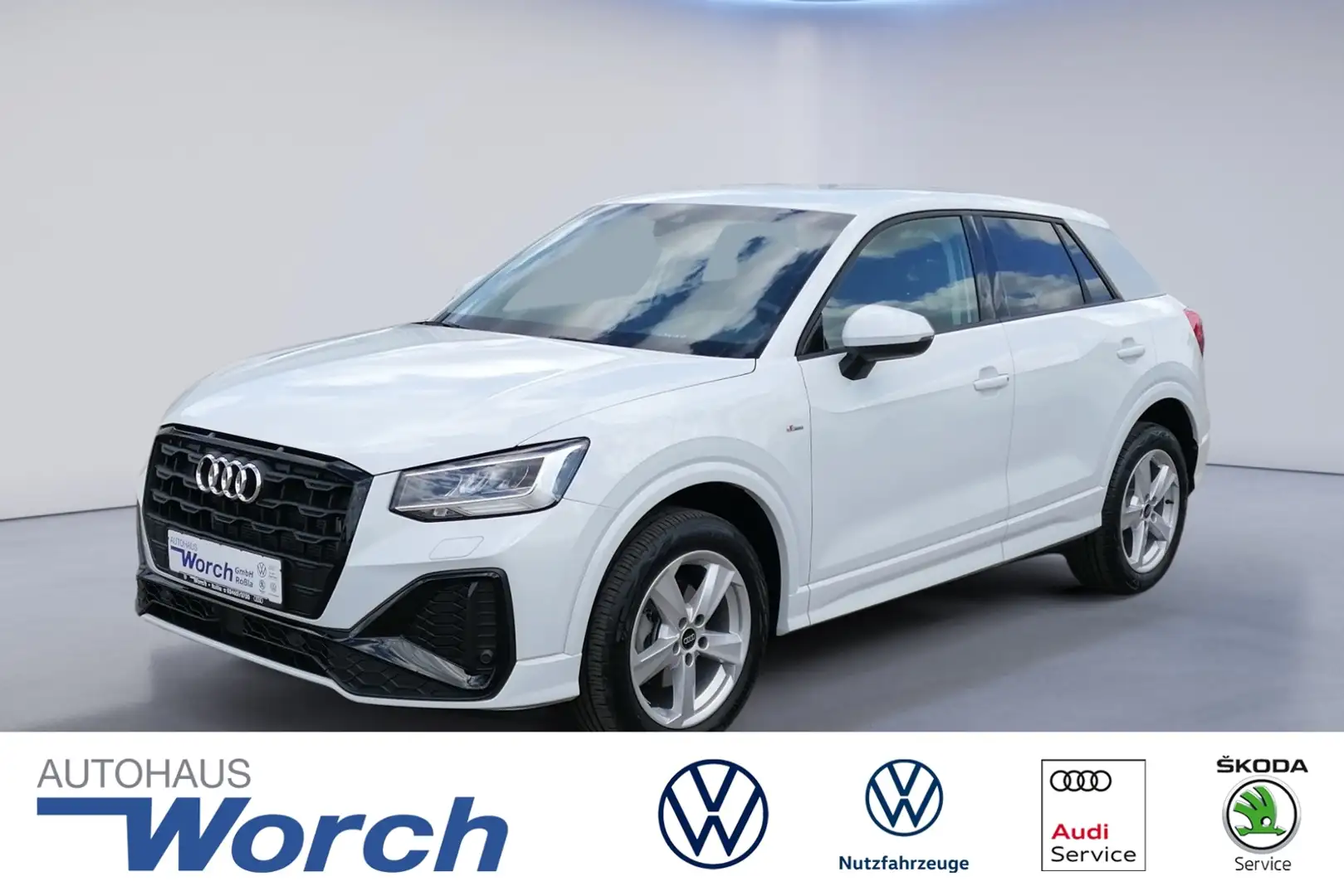 Audi Q2 35 TFSI S tronic S Line LED+NAVI+SHZG+ Weiß - 1
