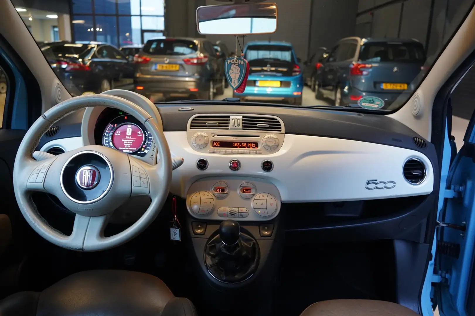 Fiat 500 0.9 TwinAir Turbo Vintage '57 | AIRCO | LEER | PDC Blau - 2