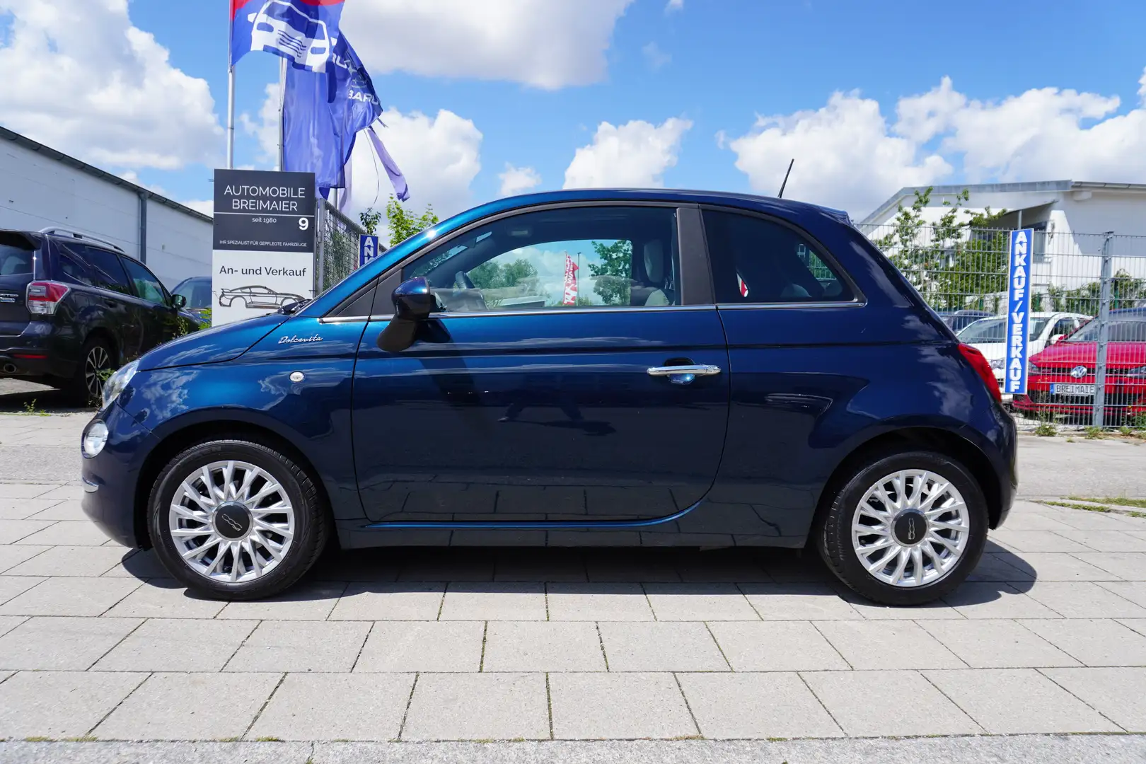 Fiat 500 DolceVita*TÜV NEU*EURO 6*DAB*GRA*PDC*KLIMA*15LM Blau - 2