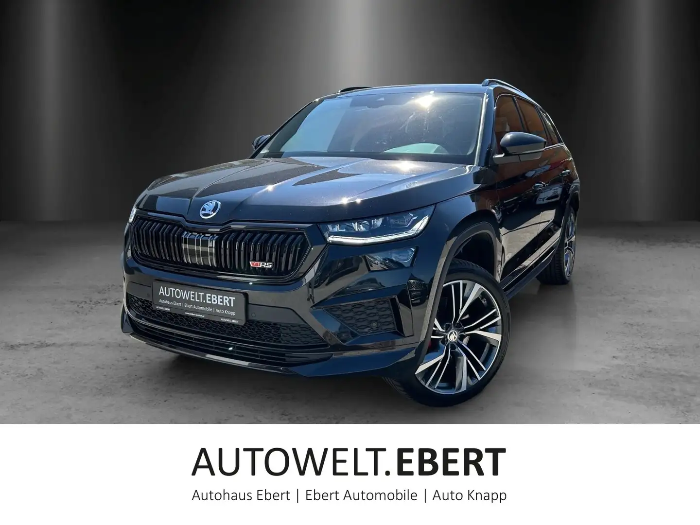 Skoda Kodiaq 2.0 TSI RS 4x4/PANO-DACH/AHK/KAMERA/ST-HZ Zwart - 1