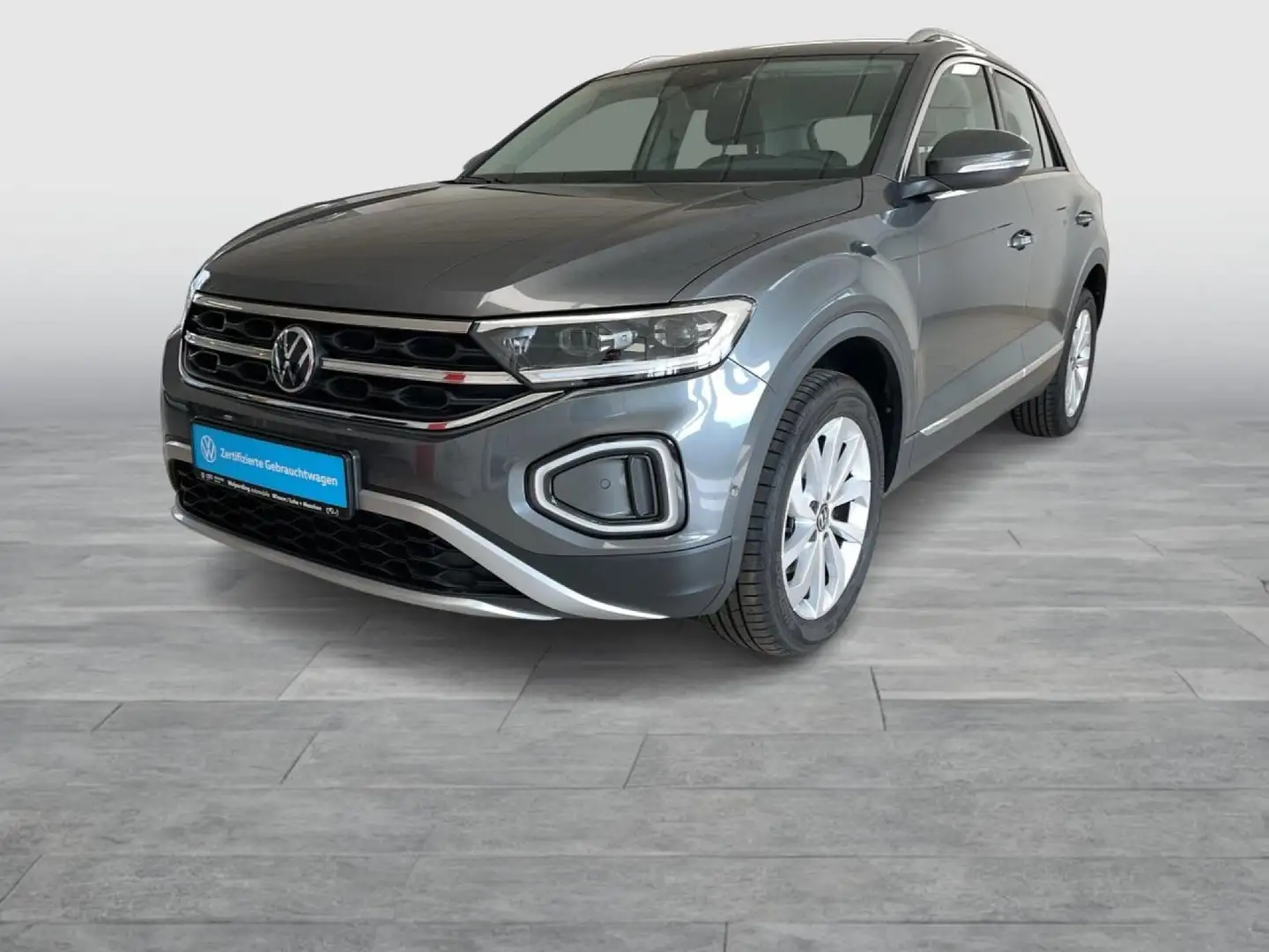 Volkswagen T-Roc 1.5 TSI DSG Style Bluetooth LED Klima Gris - 2