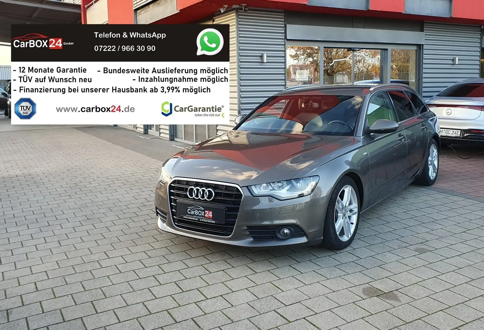 Audi A6 2.0 TFSI, TÜV + Service NEU Grau - 1