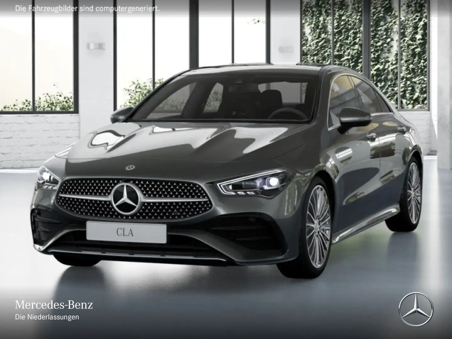 Mercedes-Benz CLA 250 e AMG+PANO+MULTIBEAM+KAMERA+TOTW+KEYLESS Grau - 2