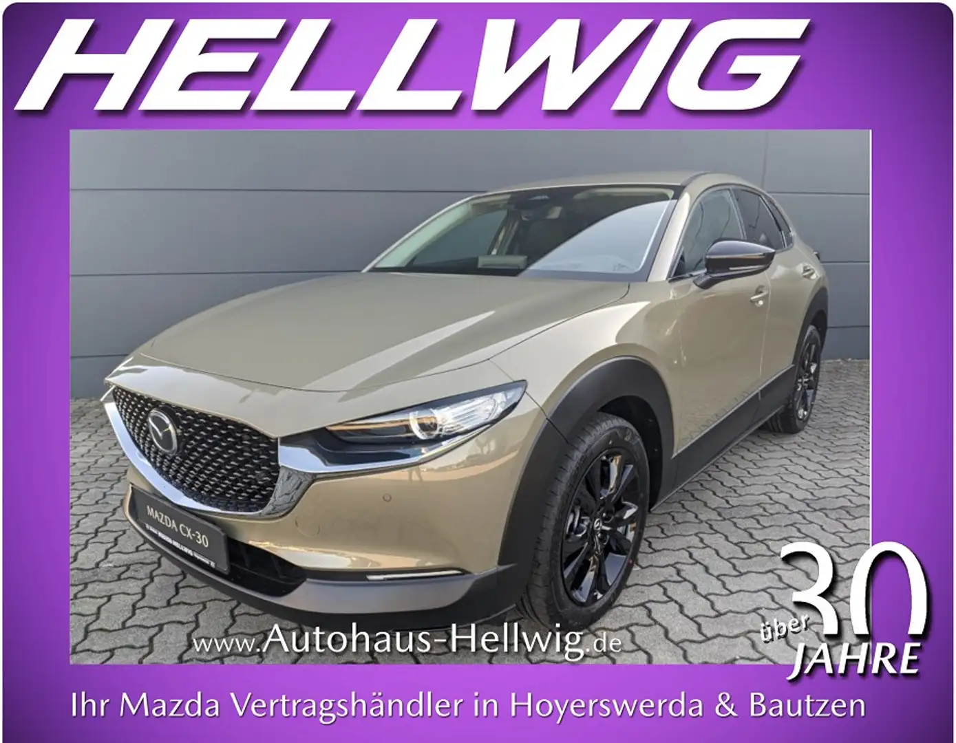 Mazda CX-30 2.0l Skyactiv-X Homura LED Navi Sitzheizung 1.Hand Grün - 1