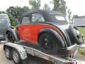 Oldtimer DKW F 7 Cabriolimousine Stahlblech Export Rood - thumbnail 4