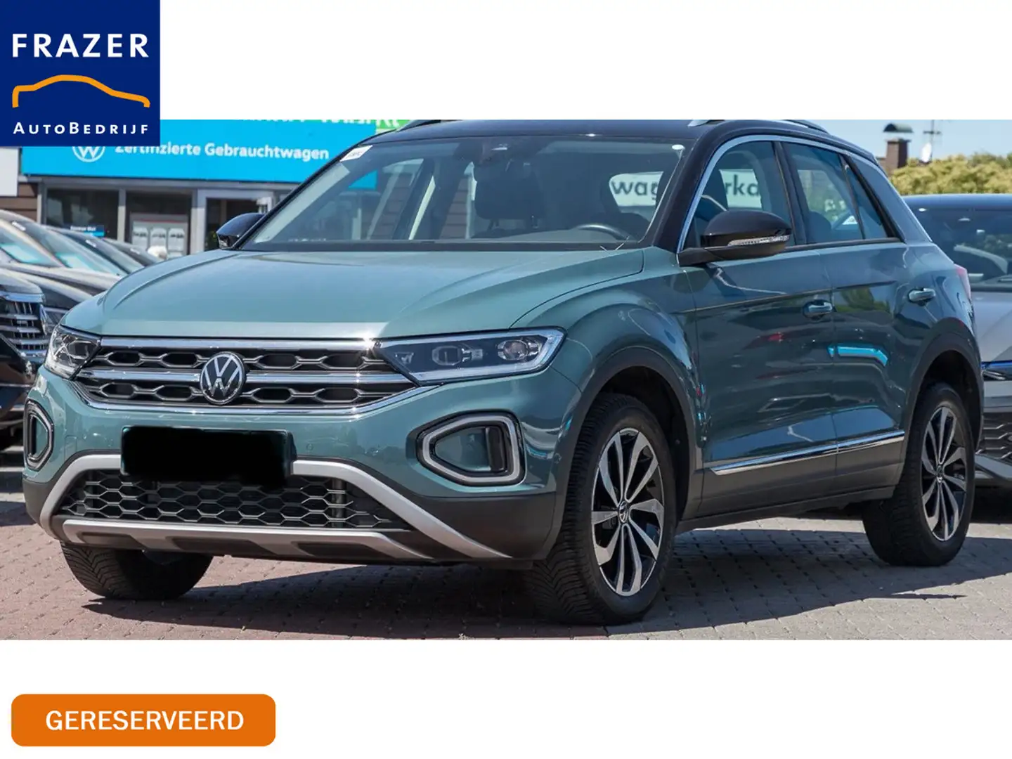 Volkswagen T-Roc 1.0 TSI STYLE LED / NAVI / CRUISE / FULL OPTION / Zielony - 1