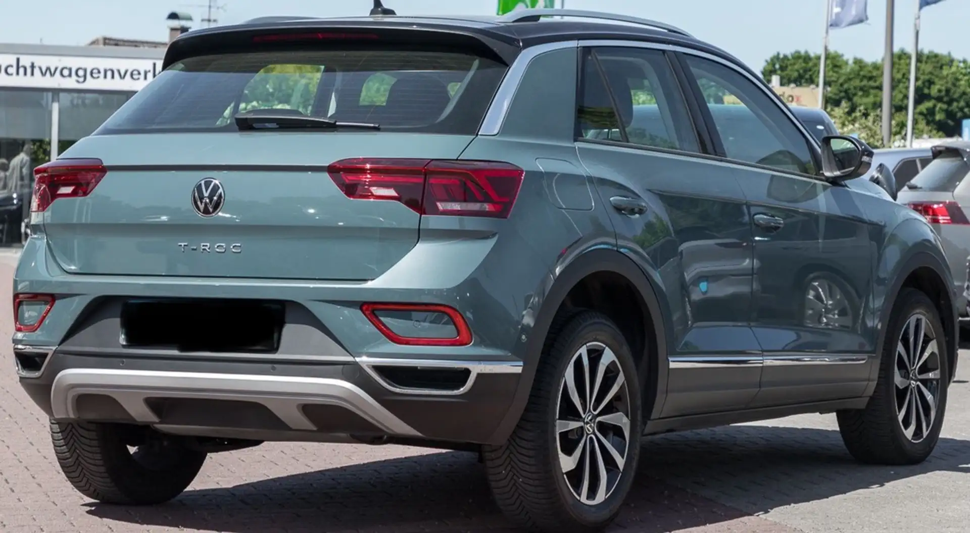 Volkswagen T-Roc 1.0 TSI STYLE LED / NAVI / CRUISE / FULL OPTION / Zielony - 2