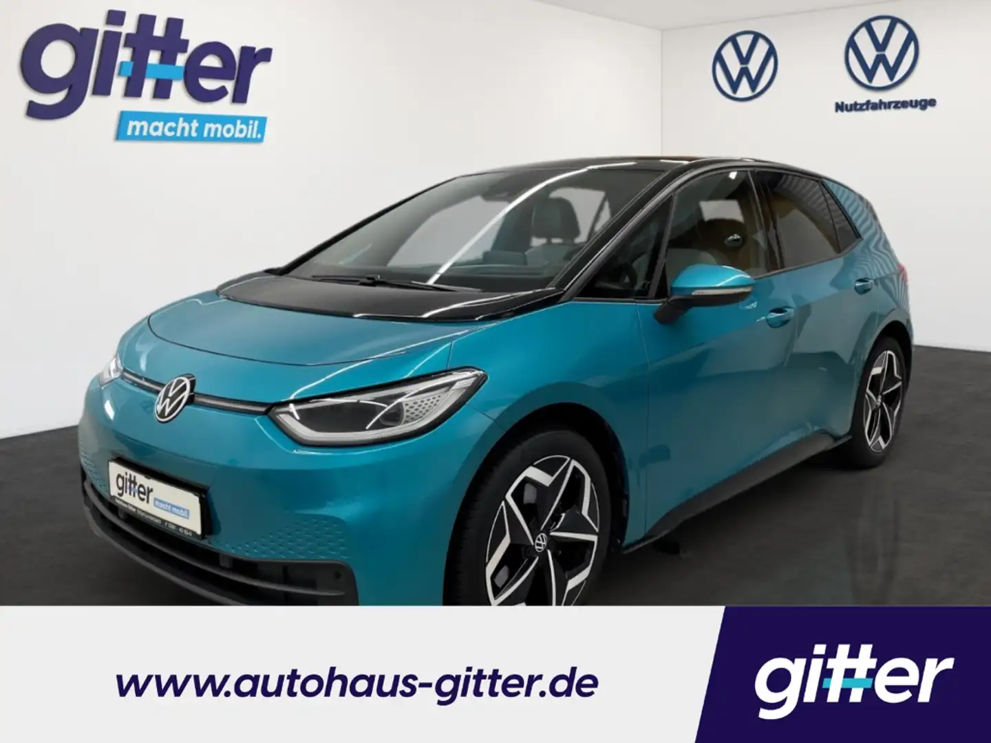 Volkswagen ID.3 Pro Performance MAX MATRIX PANNO WÄRMEPUMPE Grün - 1