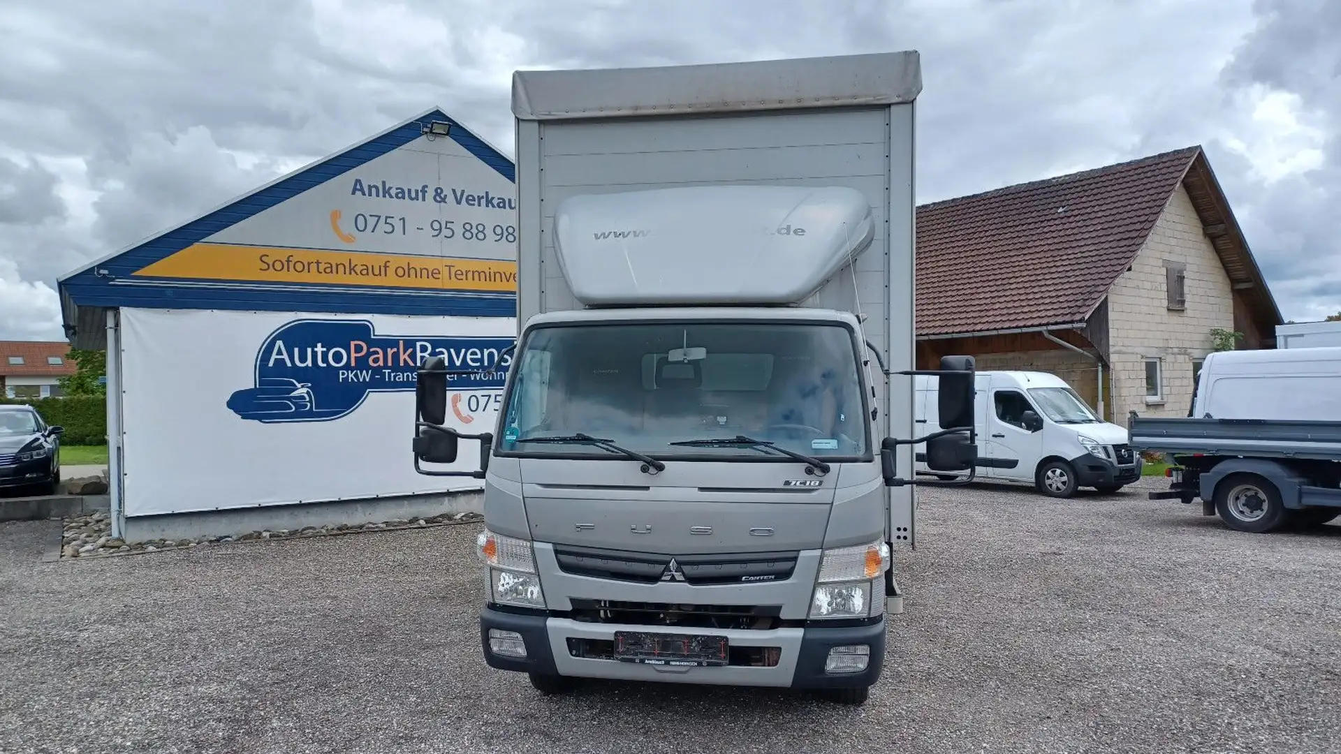 Mitsubishi FUSO Canter Schiebeplane Klima Automatik Grau - 2