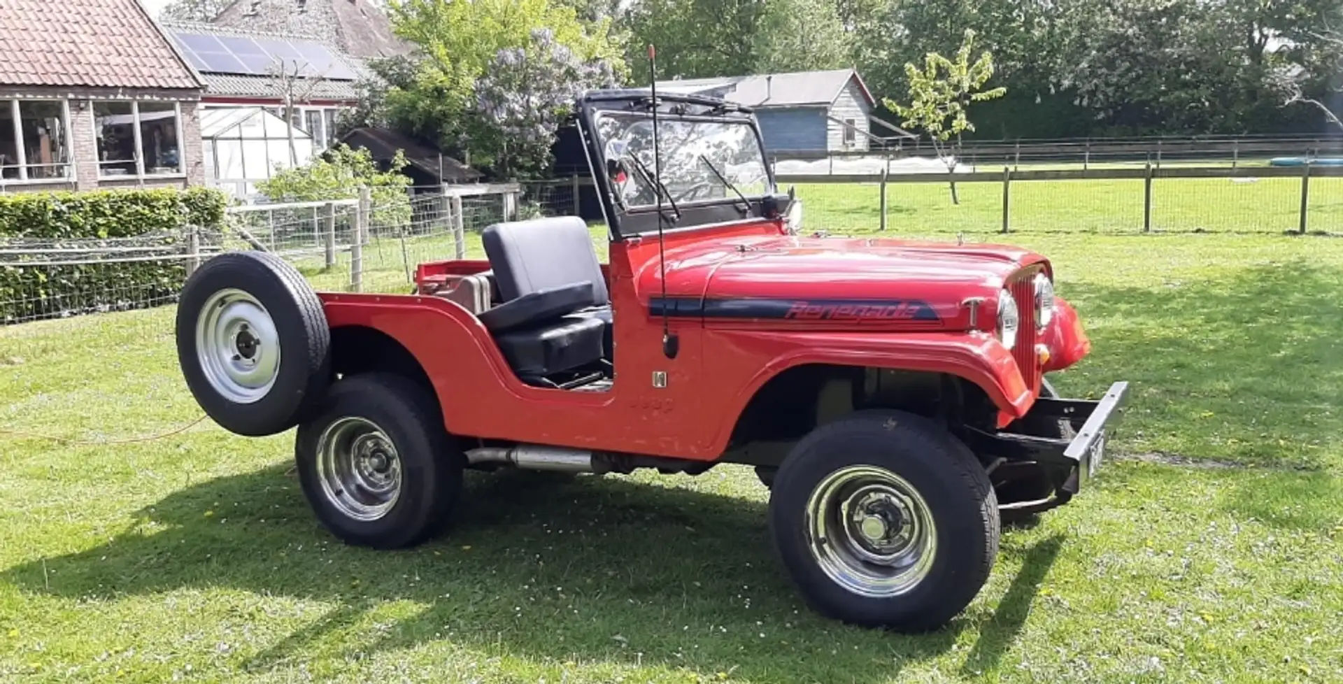 Jeep CJ-5 Kaiser Jeep 225 Dauntless V6 Rojo - 1