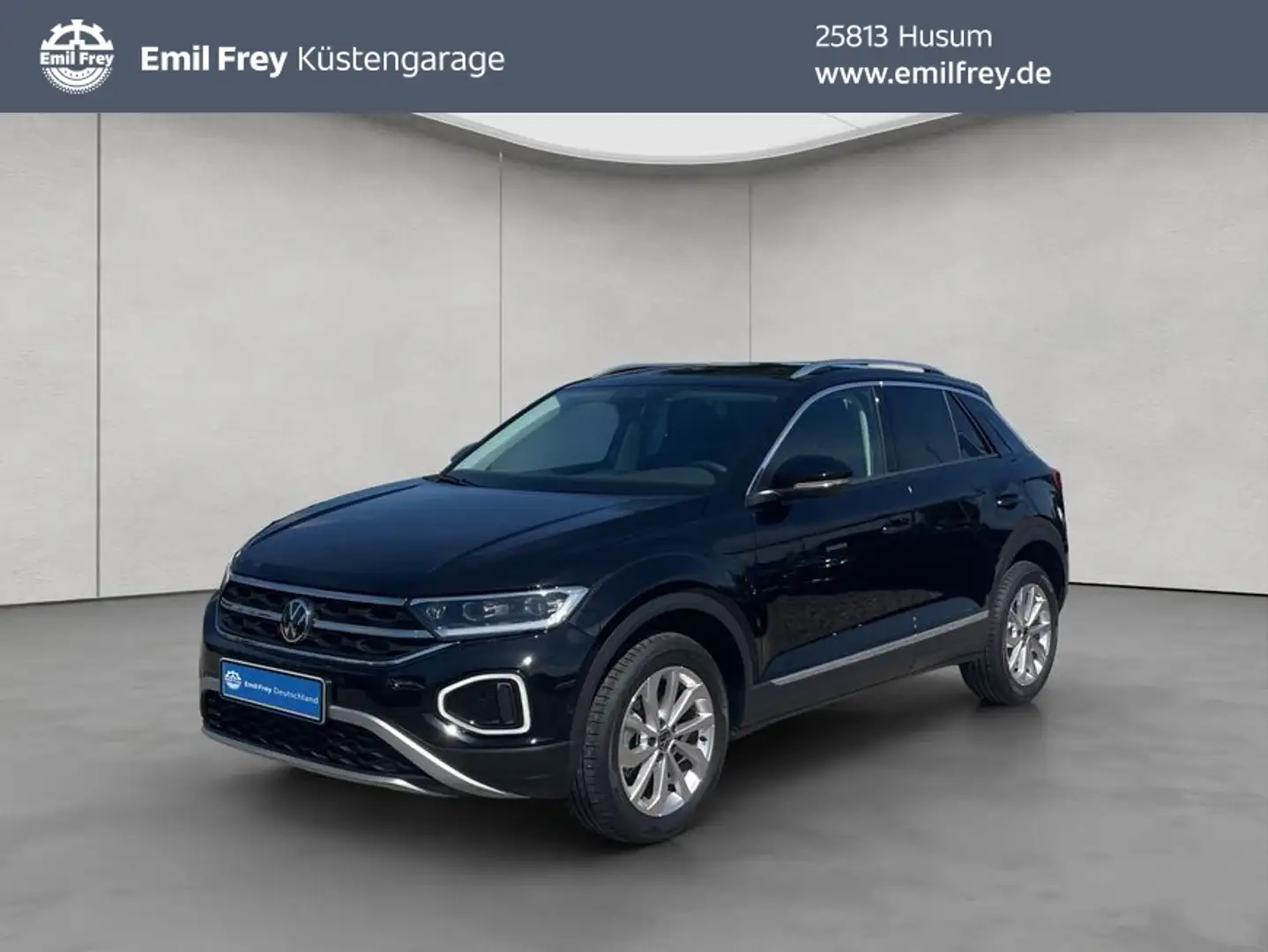 Volkswagen T-Roc Style 1.5 TSI OPF DSG,AHK,NAVI,ACC Noir - 1