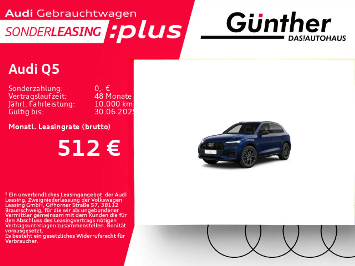 Audi Q5 45 TFSI QUATTRO+WINTERRÄDER+STANDHEIZUNG+AHK+ Blau - 1