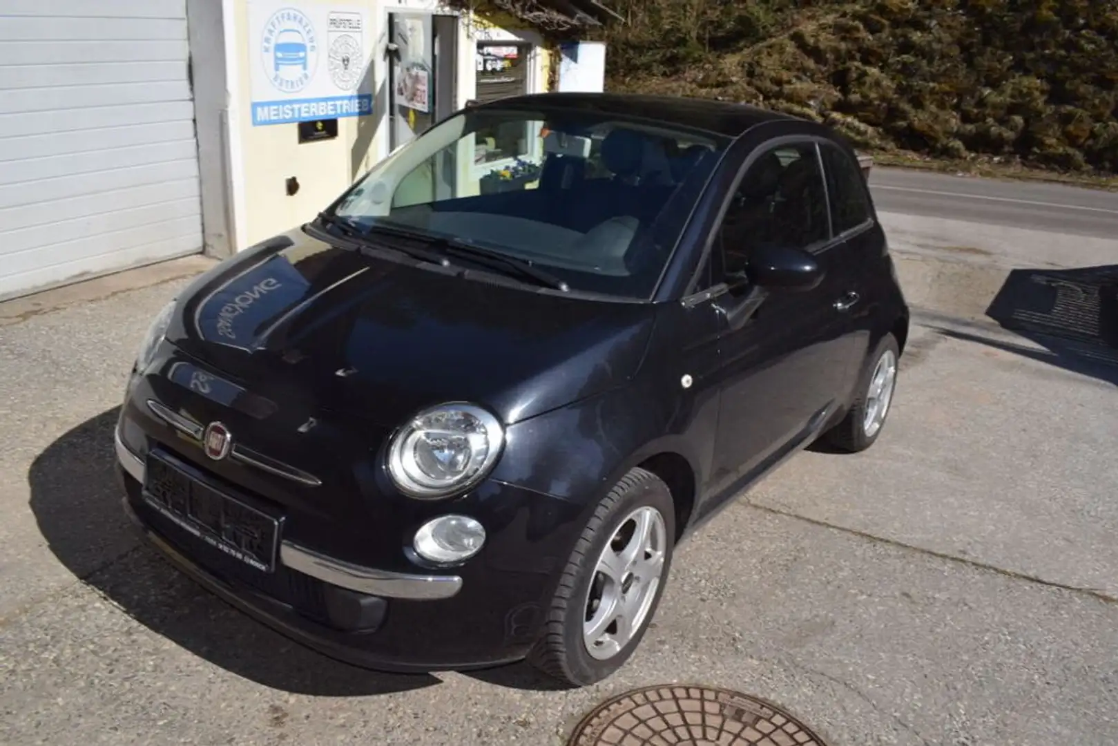 Fiat 500 Lounge pickerl neu garantie Schwarz - 1