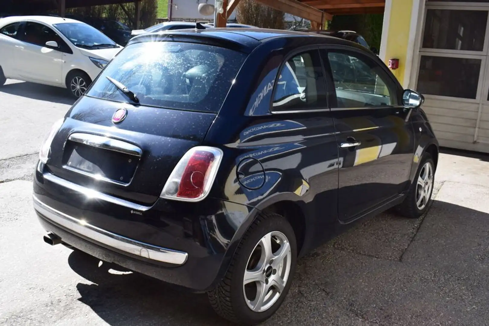 Fiat 500 Lounge pickerl neu garantie Schwarz - 2
