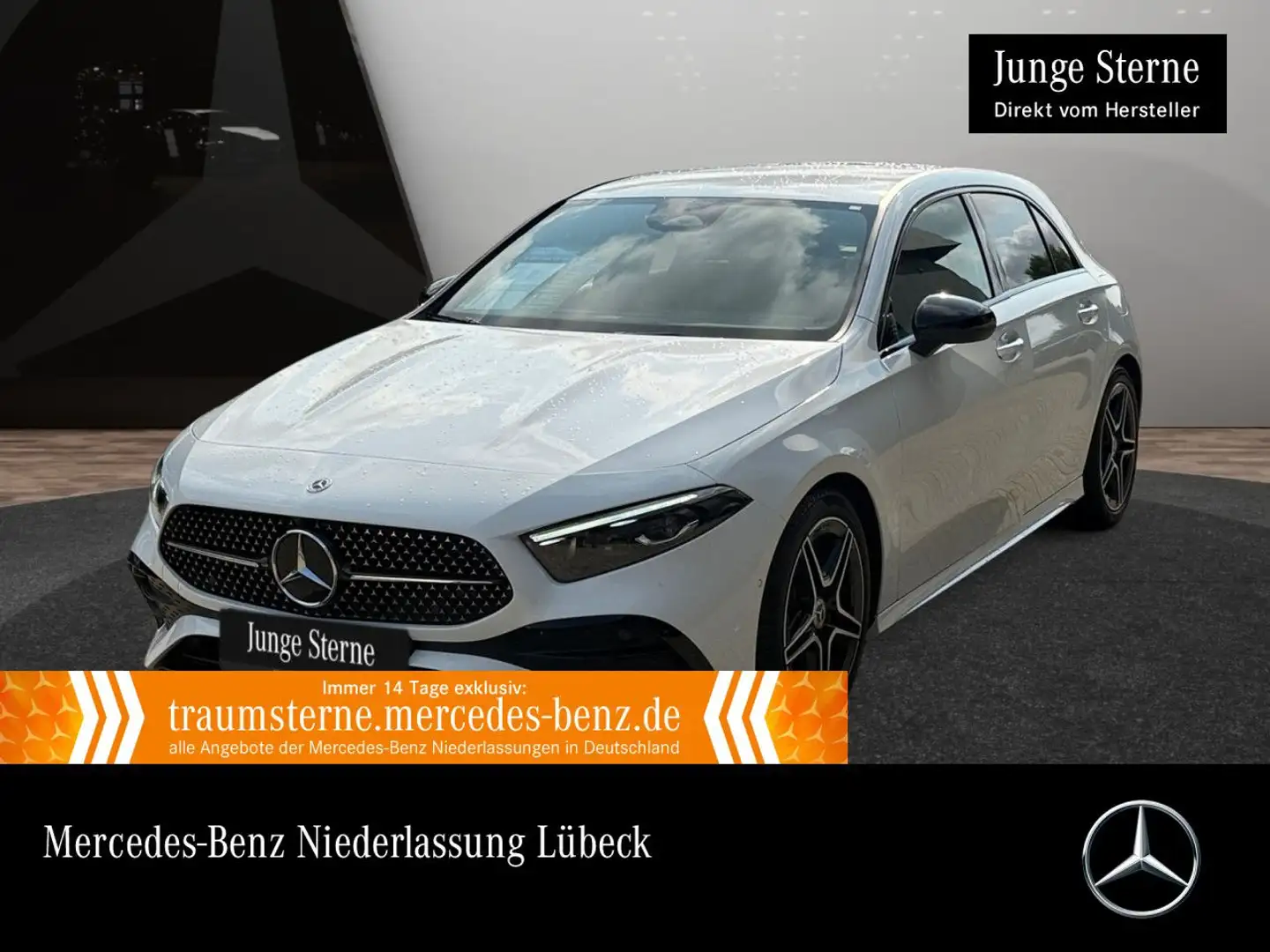Mercedes-Benz A 220 d AMG+NIGHT+MULTIBEAM+KAMERA+TOTW+KEYLESS+8G Blanco - 1