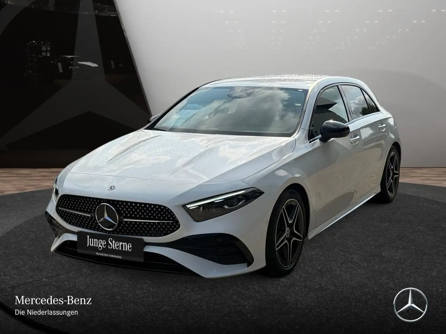 Mercedes-Benz A 220 d AMG+NIGHT+MULTIBEAM+KAMERA+TOTW+KEYLESS+8G Blanco - 2
