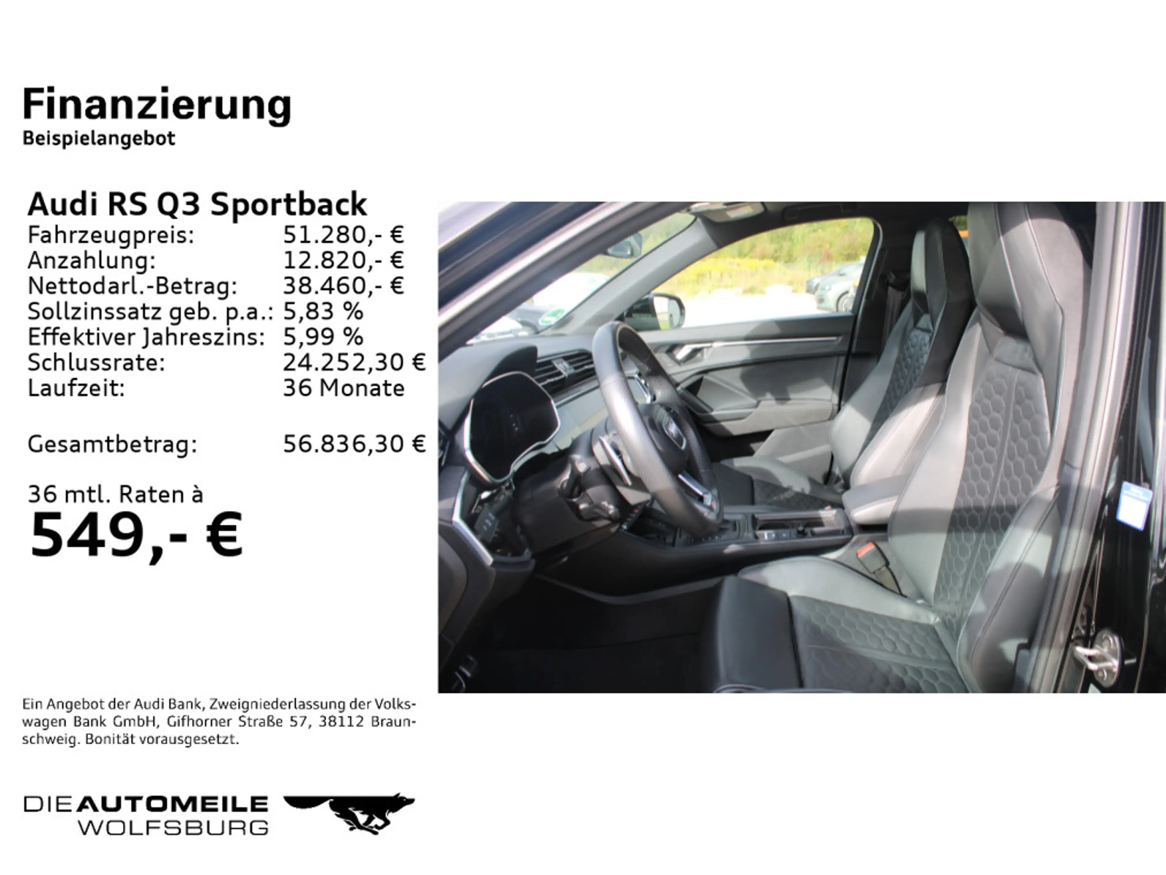 Audi RS Q3 2.5 TFSI quattro S-tronic Pano/E — photo 2