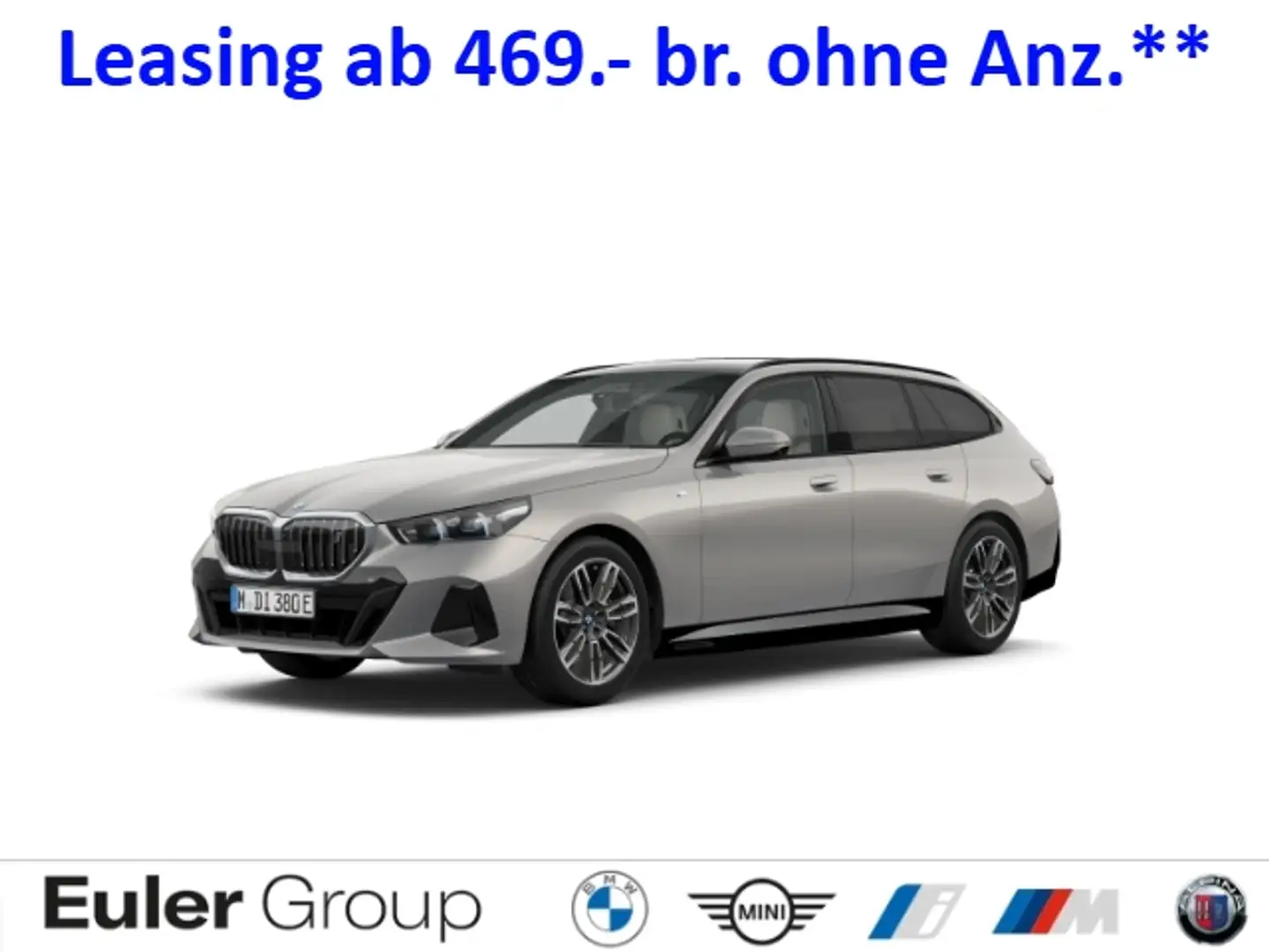 BMW i5 eDrive40 Tour M-Sport Pano AHK 19'' 360° Kamera Hi Grau - 1