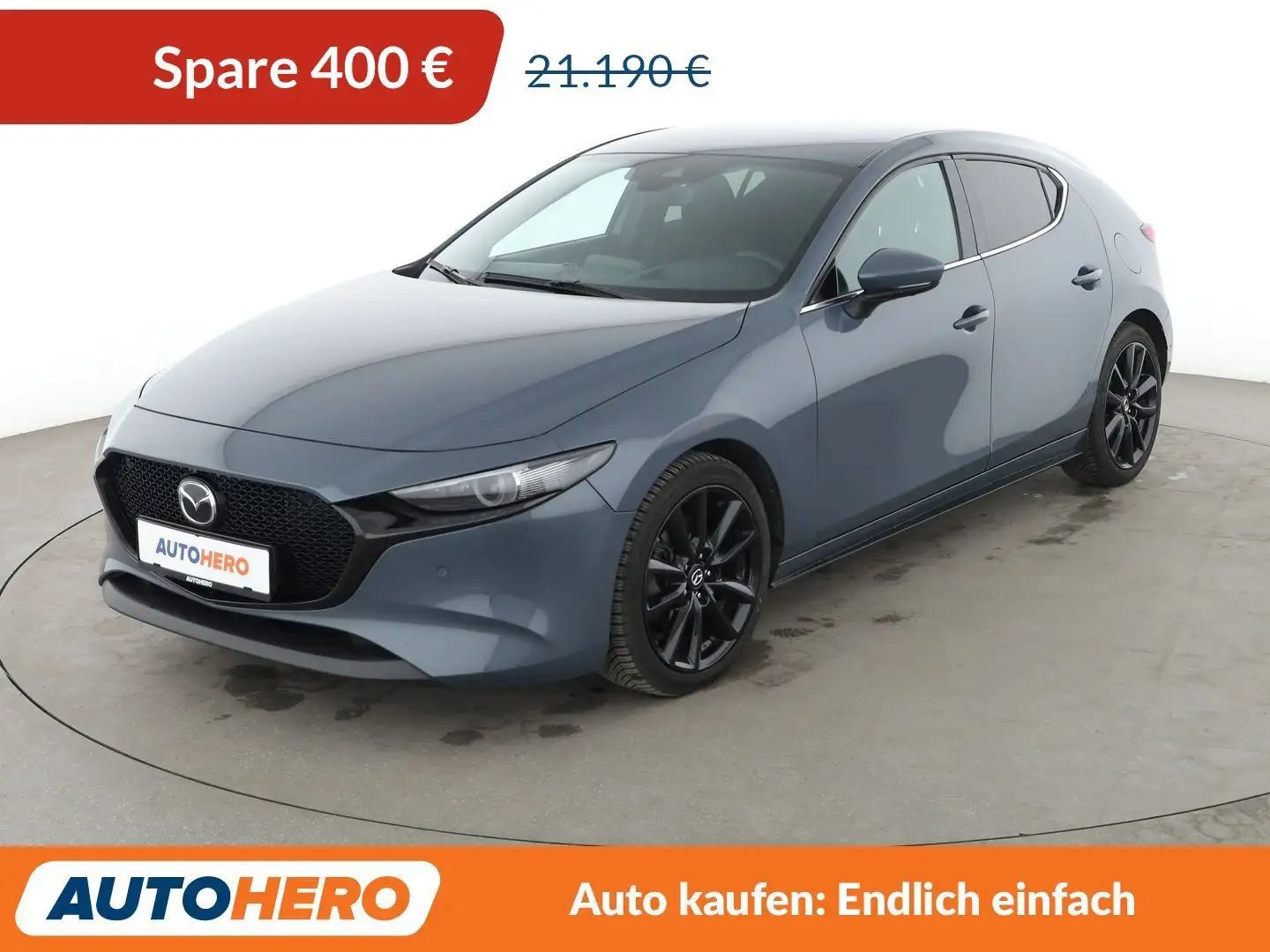 Mazda 3 2.0 Selection AWD Aut.*NAVI*LED*360CAM*HUD* Grau - 1