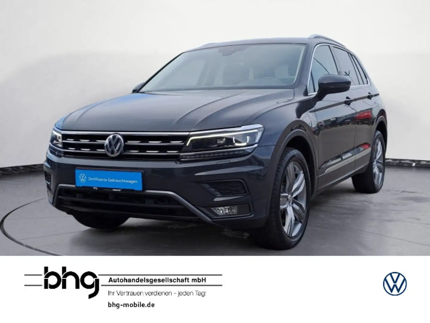 Volkswagen Tiguan 2.0 TSI DSG 4Motion Highline HUD Leder Grijs - 1