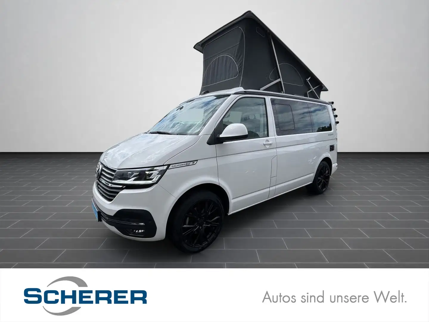 Volkswagen T6.1 California 2.0 TDI Ocean DSG ACC LED NAVI R Weiß - 1