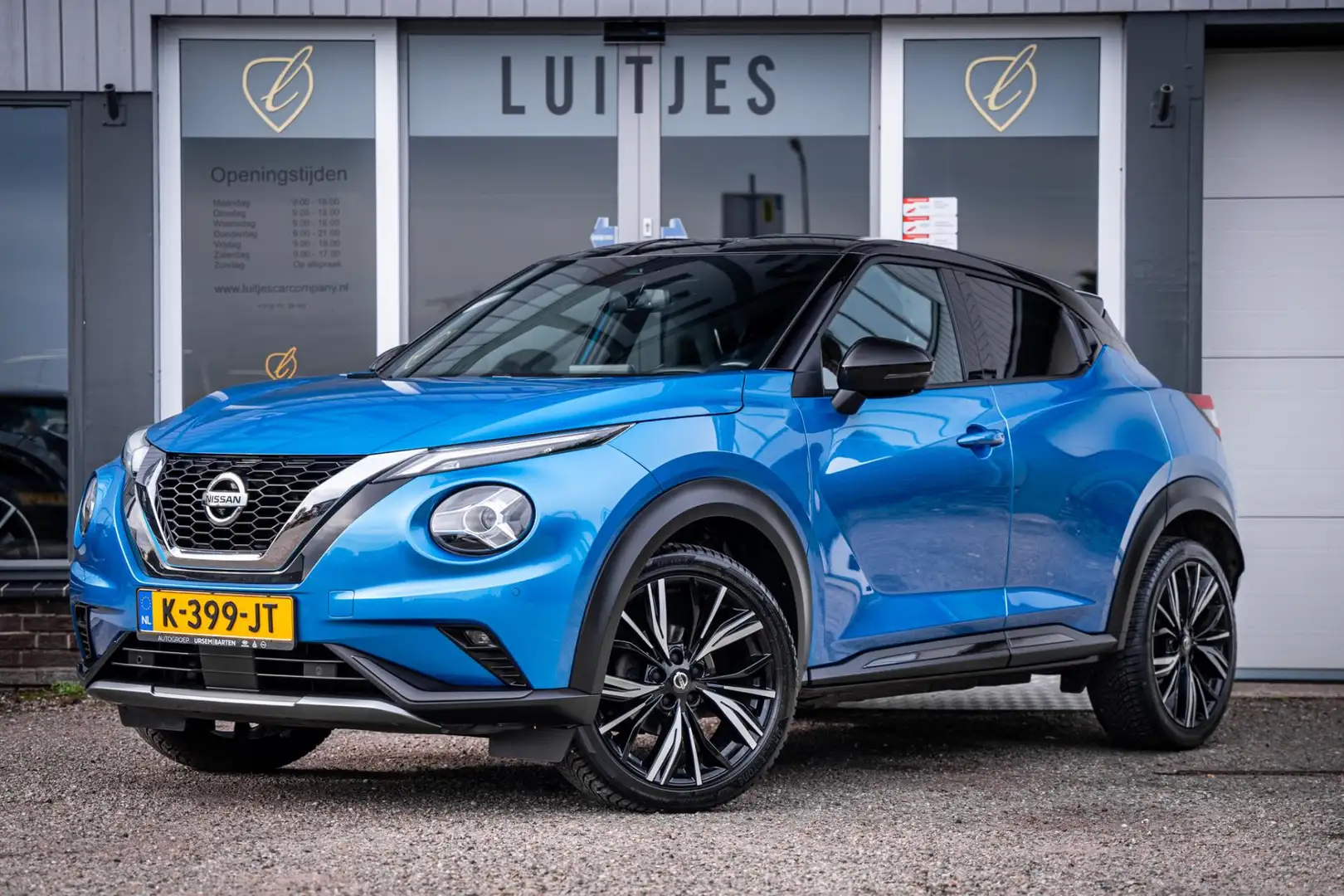 Nissan Juke 1.0 DIG-T N-Design AUT. I Bose I Trekhaak I Leder Bleu - 1