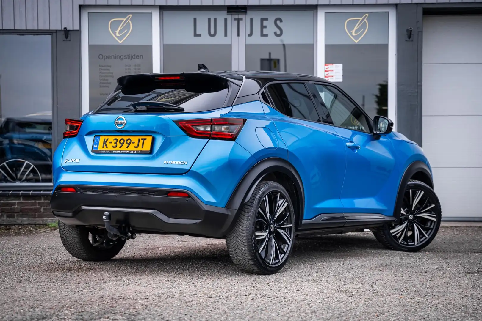 Nissan Juke 1.0 DIG-T N-Design AUT. I Bose I Trekhaak I Leder Bleu - 2