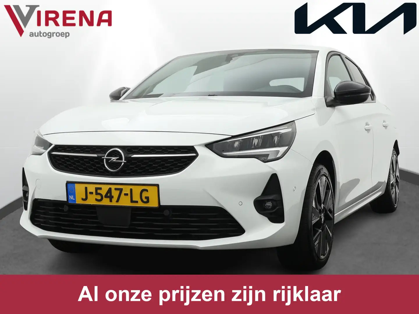 Opel Corsa-e GS Line 50 kWh 3-Fase! - €2.000 Subsidie! - Stoel- Wit - 1