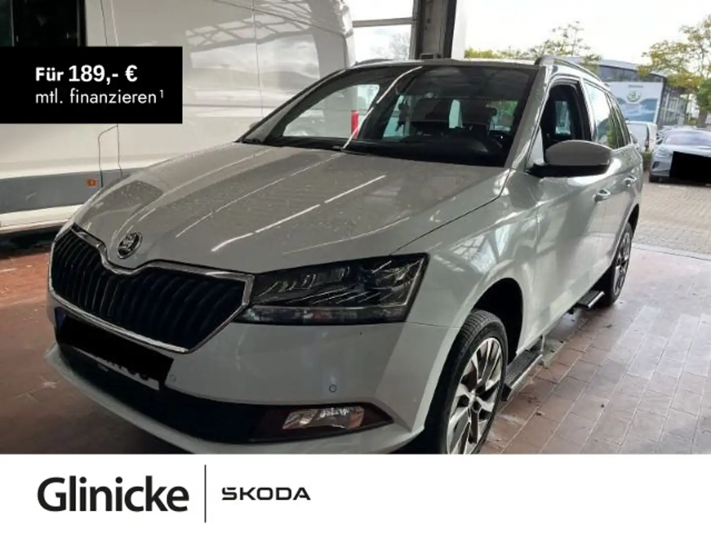 Skoda Fabia Combi 1.0 TSI Navi SiHz PDC LED Klima Weiß - 1
