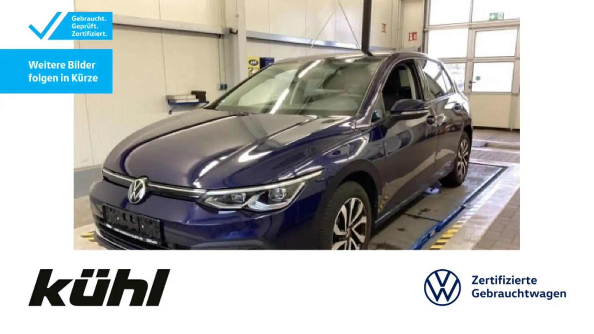 Volkswagen Golf 8 VIII 1.5 eTSI DSG Active LED+/ACC/Kamera/ Blau - 1