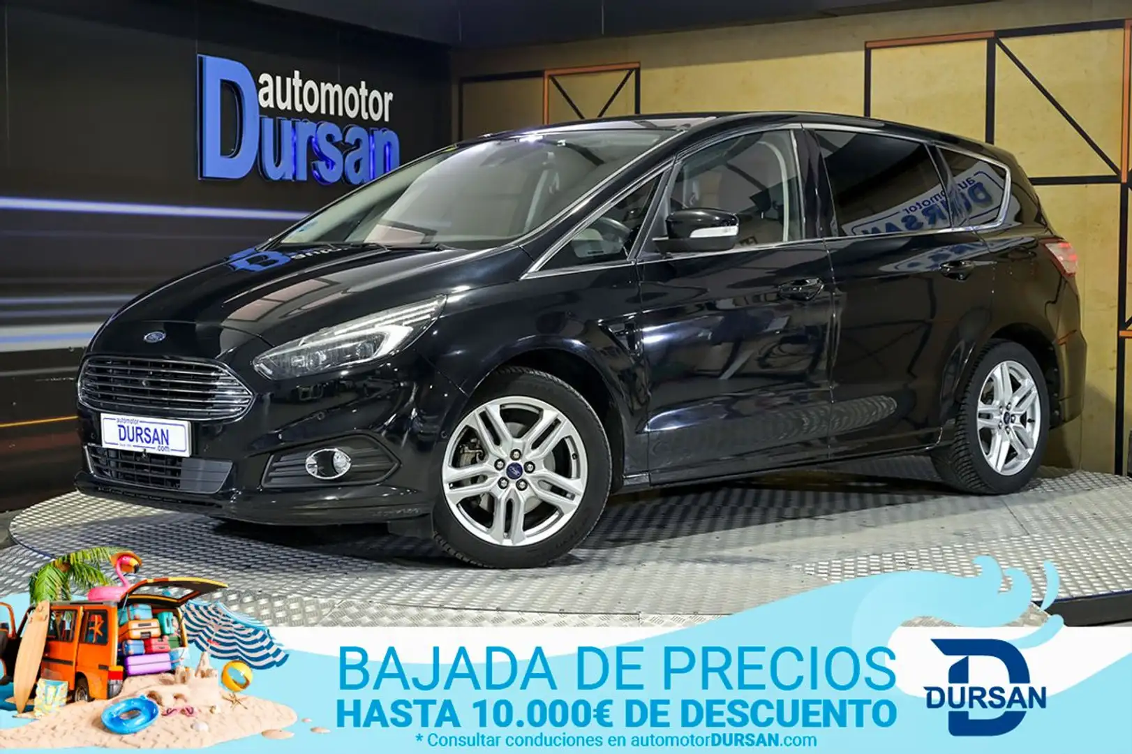 Ford S-Max 2.0TDCi Titanium Powershift 180 Noir - 1