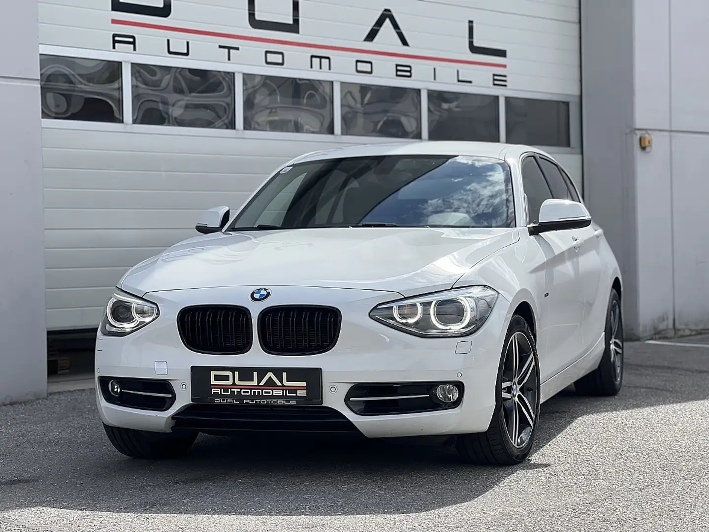 BMW 120 d Österreich-Paket Aut.|LEDER|NAVI|STZHZG|PDC Weiß - 1