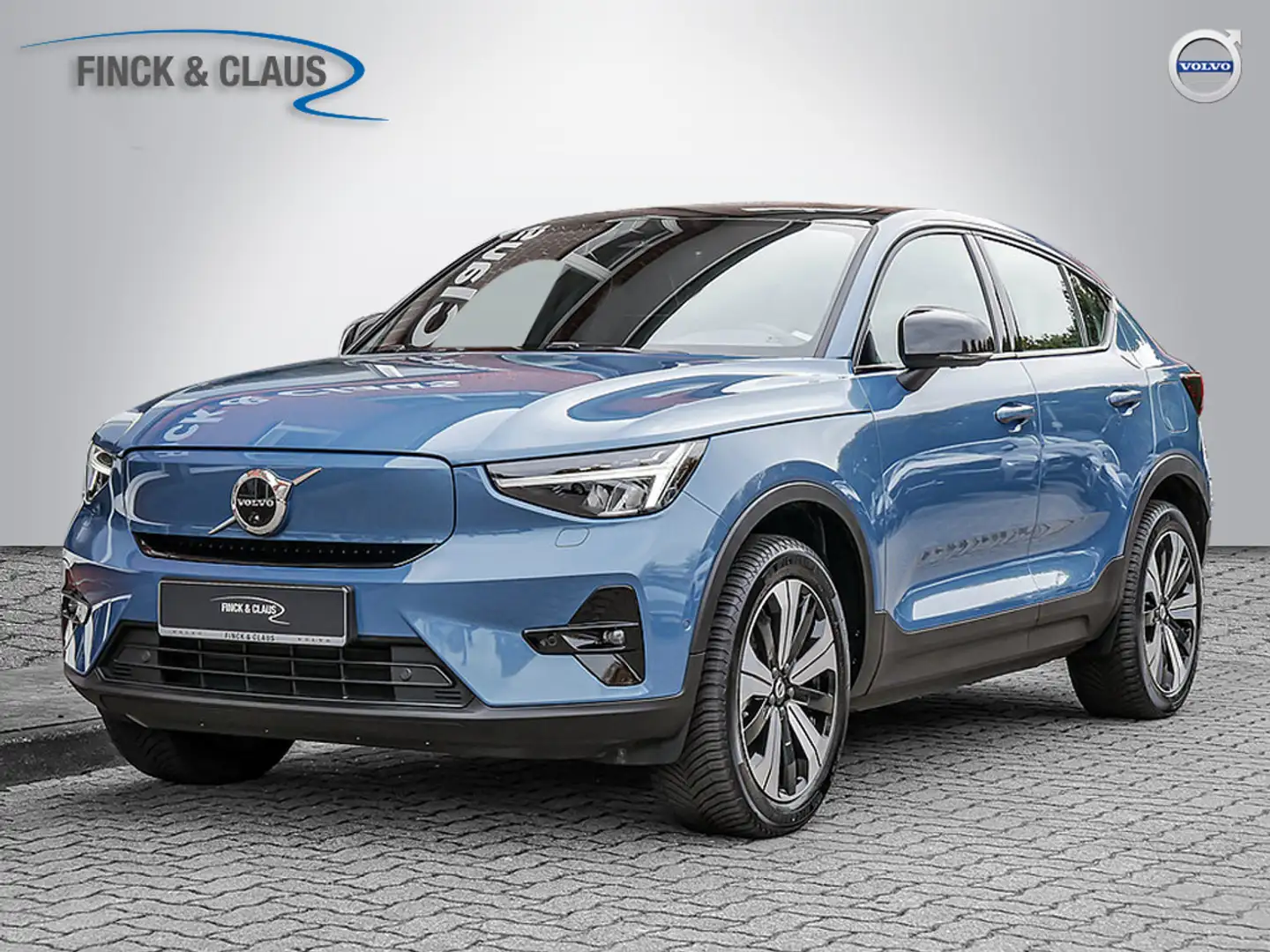 Volvo C40 Twin Motor Ultimate H/K ACC PANO 360° Bleu - 1