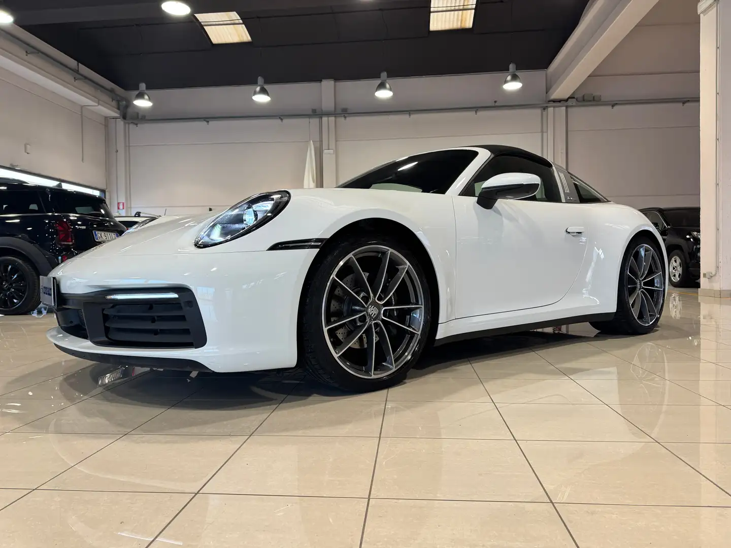 Porsche 911 Targa 4 SPORT CHRONO UNICO PROPRIETARIO Blanc - 1