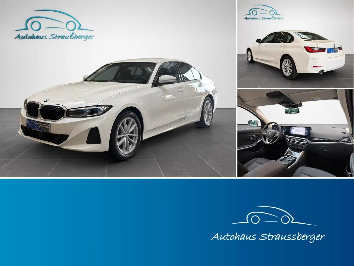 BMW 318 d lim. ACC 360° HiFi QI KZU STHZ SHZ Memory Weiß - 1